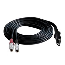 YUSHI 초음파 두께 게이지 변환기 프로브 커넥터 LEMO00 이중 케이블, 03 Plug Dual Cable