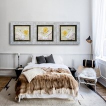 쇼핑아트 이단백조부조액자3p 액자세트, 혼합색상