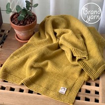브랜드얀 밀키코튼(블랙) 니트블랭킷 DIY 패키지(+도안), 밀키블랙(3볼) 12 진밤