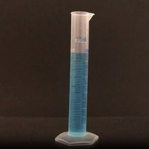 메스실린더 눈금 실린더 플라스틱 실험 관 100ml, 메스실린더100mL