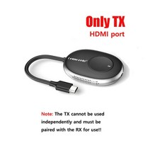 Lemorele 무선 HDMI 송신기 TV 스틱 확장기 AV 노트북 모니터용 동글 4K 50 m, 1.Only TX-HDMI, 1.Only TX-HDMI