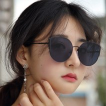 플랍 여성 남성 남녀공용 블랙 캣츠아이 선글라스 패션안경
