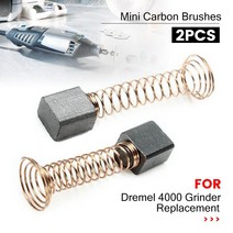 드러멜 드라멜 찌선반 2 pcs10 pcs 6.3x4.8x8.4mm 미니 카본 브러쉬 dremel 4000 그라인더 로터리 툴 교체용 부품 카본 브러쉬 수리, 2개