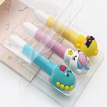 캐릭터 미니 형광펜 3색 세트 2개 다꾸 중학생 암기펜 새학기 선물