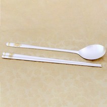 명품 총금부 은수저 99％ 112.5g, 매화학 빨강 100