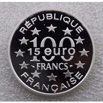 프랑스 1996 비엔 생테티엔 교회 이중 가치 기념 은화 기념주화 수집주화 옛동전 대박기원선물