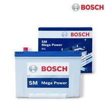 보쉬 메가파워 SM DIN 밧데리 자동차 배터리 차량용품, 80L, 보쉬 메가 파워 SM 칼슘 배터리