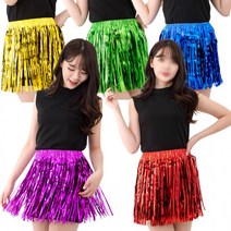 FZN332862무용의상 파티 (하와이메탈훌라스커트수술치마)응원