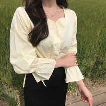 우블라 우블라 개나리 남방 블라우스 (5595455)