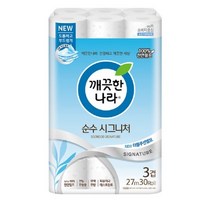 깨끗한나라 순수시그니처 27m, 30개, 9개