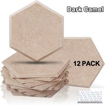 어쿠스틱퓨저 음향 디퓨저 흡음 방음 벽 패널 도어 페이스 흡수 스튜디오 12 개, 88.Dark Camel - 12mm Highest D