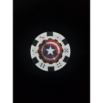 배팅용 카지노칩 볼마커, 화이트