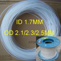 ID_1.7mm PTFE 튜브 OD_2.1mm/2.3mm/2.5mm F4 경질 파이프 260 ℃ 고온, 02 OD 2.3mm (300V)