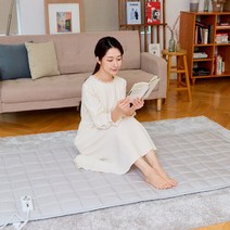 [양면블랭킷 증정(랜덤)] 베베누보 온열매트 전기매트 커버분리형(싱글) 23FW 모달 일반커버, 23년형 온열매트 싱글 일반/모달/그레이