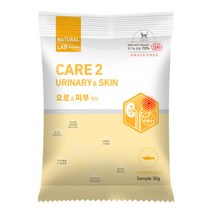 네츄럴랩 케어2 고양이사료 요로 피부 30g, 없음