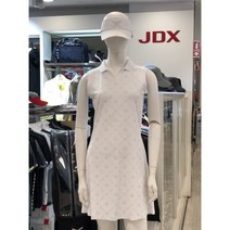 JDX 여성여름 시원하고 여성스러운 슬리브리스 원피스