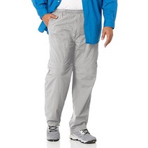 Columbia 남성용 스탠다드 백케스트 컨버터블 팬츠 퀵 드라이 쿨 그레이 스몰 x 81L, X-Large x 34, Cool Grey