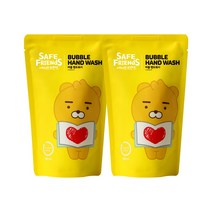 카카오핸드솝 리틀라이언 리필 400ml 2개, 단품