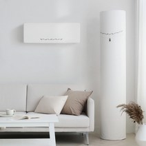 [보웰] 화이트 시그니처 빈틈없는 에어컨커버 투인원세트 (삼성무풍 엘지듀얼 외), 직접입력1:C타입(120X198)/라운드M / 직접입력2:오프화이트