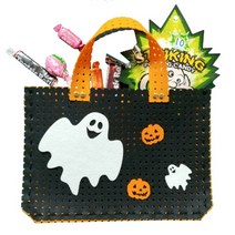 [아트공구][펠트네_050]꼬매아트 할로윈 손가방만들기, 유령, 완제