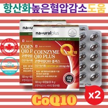 코큐텐 코엔자임 60캡술x2 CoQ10 코엔자임큐10 항산화 혈압감소 큐10 Q10
