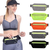 OUDU 방수피트니스등산여성 런닝 자전거 벨트 스포츠힙색, 마블회색