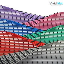 [비비드매트] 욕실 미끄럼방지 물빠짐매트 사각형 (120x450cm), 색상선택:그린, 단품
