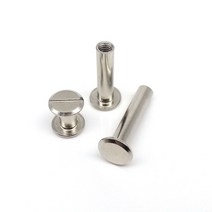 10pcs 골드 실버 블랙 M5x4-50mm 가죽 가방 벨트 스크랩북 앨범 계정 책 포스트 바인딩 나사 네일 리벳, [10] 5x25mm, [02] Silver