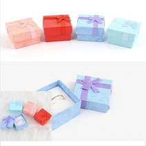 선물용 상자 박스 떡포장용기 쿠키박스 소량박스제작 사각 반지 링 포장 케이스, 민트