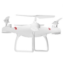 RC헬리콥터 RC헬기 무선헬기 RC 드론 항공기 Quadcopter 헤드리스 모드 HD 카메라 휴대 전화 제어 장난감, 01 White
