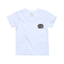 쥬스토리 가족티 반팔 V넥 스타트스마일