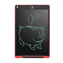 드로잉패드 액정타블렛 웹툰그리기패드 어린이 장난감용 LCD 드로잉 태블릿 그림 도구 전자 글쓰기 보드 소년 교육 장난감 4.4 인치 6.5 8.5 10/12, [14] 12 inch red
