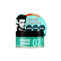 BTM 미장센 파워스윙07 은은한광택 80g /남자스타일링/스트롱왁스/스탈링/머리관리/헤어왁스/머리케어/왁스