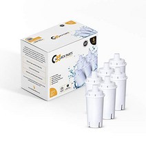 빠른 부품 배송 QPD-B01- Brita 투수와 호환되는 프리미엄 투수 교체 필터 BPA 프리 활성탄 필터는 수은 구리 염소 맛 및 냄새 아연(6팩)을 줄이는 데 도움이 됩니다.