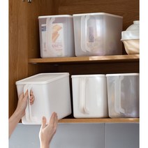 엔씨씨 주방 손잡이 다용도 수납함 3p, 투명