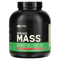 해외 3400001269 Optimum Nutrition (옵티멈 뉴트리션) Optimum Nutrition 시리어스 매스 고단백질 체, One Color, One Size