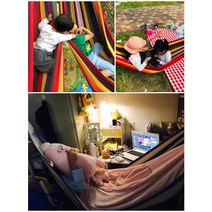 실내 실외 그네 그네봉 야외 흔들 부품 야외 흔들의자 해먹 나무 친구, 업그드 원단--그린 190x130cm(수납팩+연결벨트+