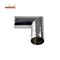 위너웰 화목난로 전용 스테인레스 90도 L자형 연통 63mm 캠핑난로연통