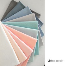바다팩토리 코튼 오가닉 면20수 무지 10종, 베이퍼러스그레이