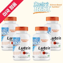 닥터스베스트 루테인 지아잔틴 제아잔틴 아스타잔틴 금잔화 메리골드 마리골드 꽃 추출물 20mg 120정 4통/미국정품 해외직구, 20mg 120정-4개 (기획특가 할인중!)