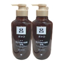려 흑운 모근 영양 샴푸 신형 400ml 2개 검정콩 어성초 함유, 1개