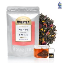 에버티 과일 가향 블렌딩 티 블랙티 하루의저녁 24티백, 2g, 24개
