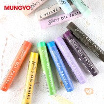 문교 갤러리 소프트 오일파스텔 낱색 Lemon Yellow(201), Yellow(202)