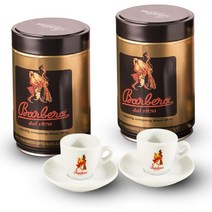 독일직구 커피 바베라 - 접지 캔 2개 + 에스프레소 컵 2개, 상세참조, 수량