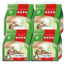 캣츠베스트 오코플러스 10L(4.3kg) x 4개 응고형 고양이모래, 단품