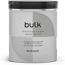 영국 벌크서플먼트 Bulk BCAA 분지쇄 아미노산 BCAA 1000mg 100정, 1팩
