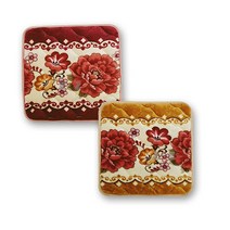 방석 의자 소파 플라워 사각 레트로 식탁 바닥 극세사