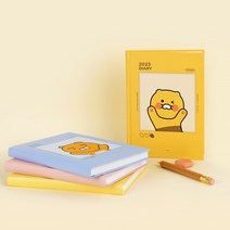 [카카오프렌즈 2023 양장 다이어리] 다이어리 2023다이어리 2023년 2023 플래너 다꾸 다이어리추천 위클리다이어리 다꾸다이어리 육아일기 일기장다이어리 모눈다이어리 회사다이, 무지