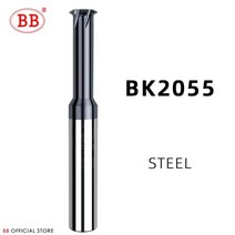 bb 1 톱니 나사 밀링 커터 텅스텐 카바이드 강 cnc 가공 알루미늄 60도 m1.2 m1.6 m2 m2.5 m3 m4 m5 m6 m8, m18, 스틸-bk2055