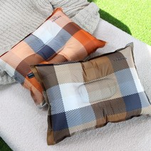 테르보 브릿 자충필로우 감성캠핑 베개 에어 베개, 오렌지